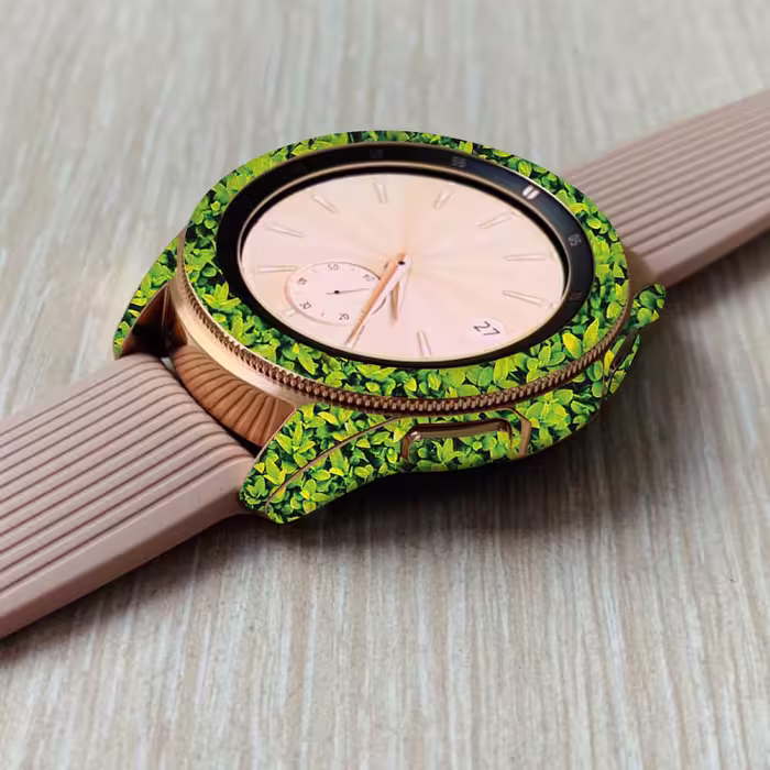 برچسب ماهوت طرح Leafs مناسب برای ساعت هوشمند سامسونگ Watch4 Classic 42mm