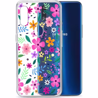 کاور طرح گل مناسب برای گوشی موبایل سامسونگ Galaxy A20S