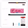 برچسب پوششی ماهوت مدل Pink-Flower مناسب برای تبلت سامسونگ Galaxy Tab S4 10.5 2018 T830