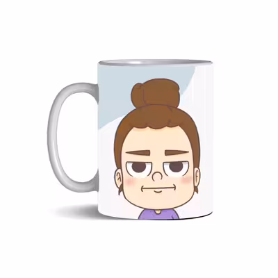  ماگ مدل دهنی حامد و زن حامد مجموعه 2 عددی