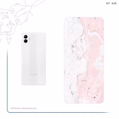 برچسب پوششی ماهوت مدل Blanco_Pink_Marble مناسب برای گوشی موبایل سامسونگ Galaxy A04