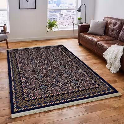 گلیم ماشینی جزیره طرح آریا مدل SO-8-V1