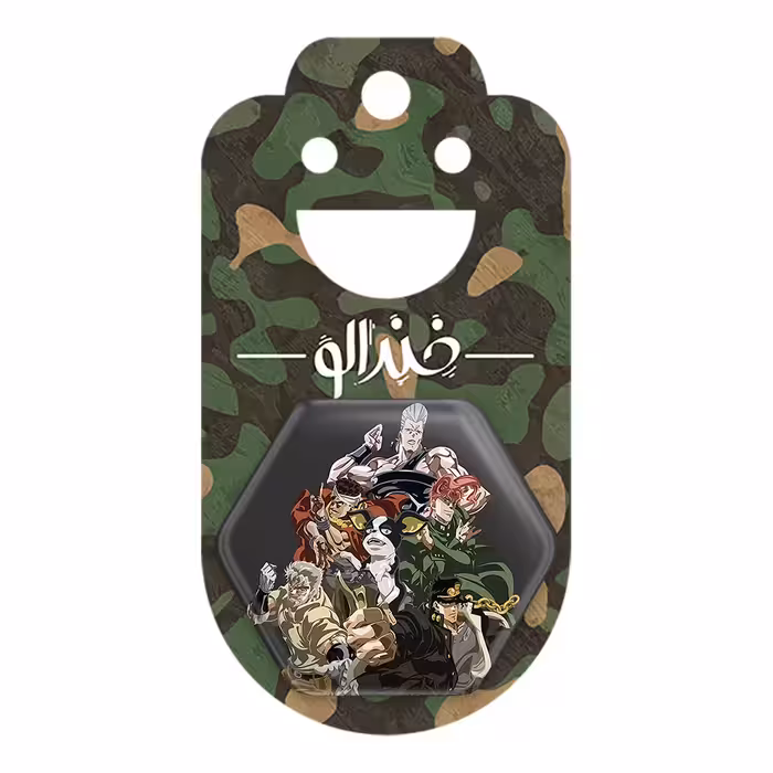 پیکسل خندالو طرح انیمه جوجو Jojo مدل شش ضلعی کد 11525