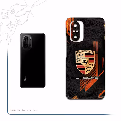 برچسب پوششی ماهوت مدل Porsche-Logo مناسب برای گوشی موبایل شیائومی Poco F3 5G