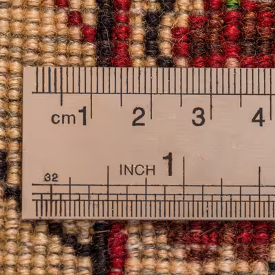 فرش دستبافت دو و نیم متری مدل نقشه بلوچ  کد 34.2780