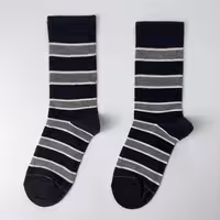 جوراب ساقدار ورزشی کش انگلیسی رینگی سیاه