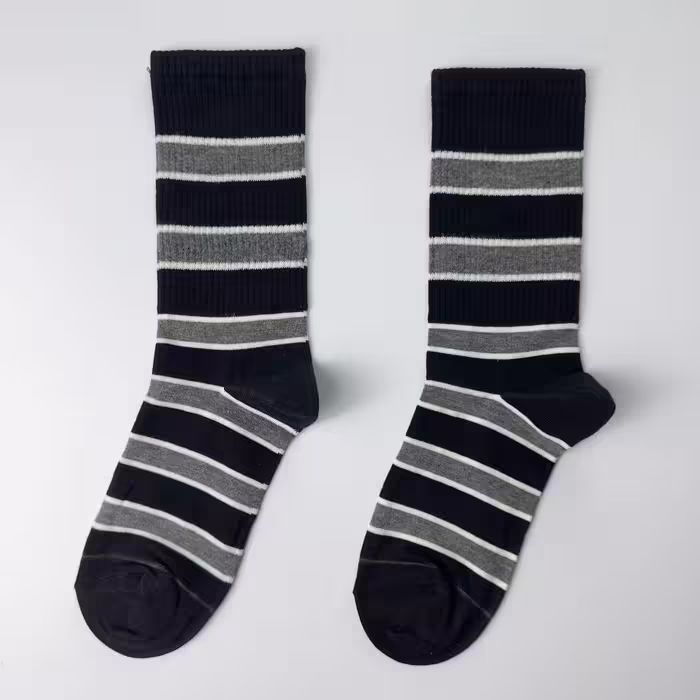 جوراب ساقدار ورزشی کش انگلیسی رینگی سیاه