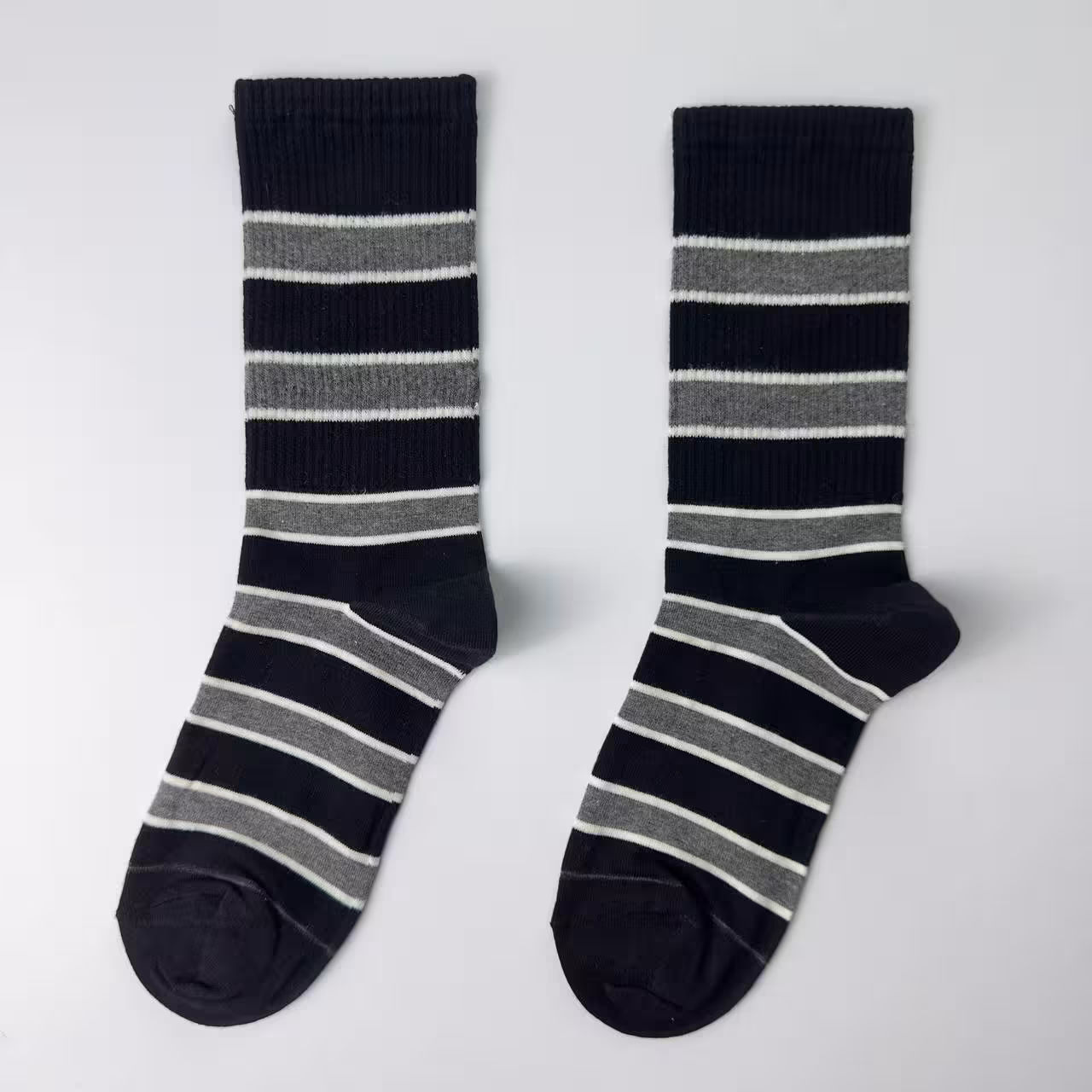 جوراب ساقدار ورزشی کش انگلیسی رینگی سیاه