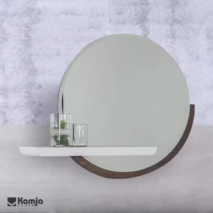 آینه گرد و شلف نوا