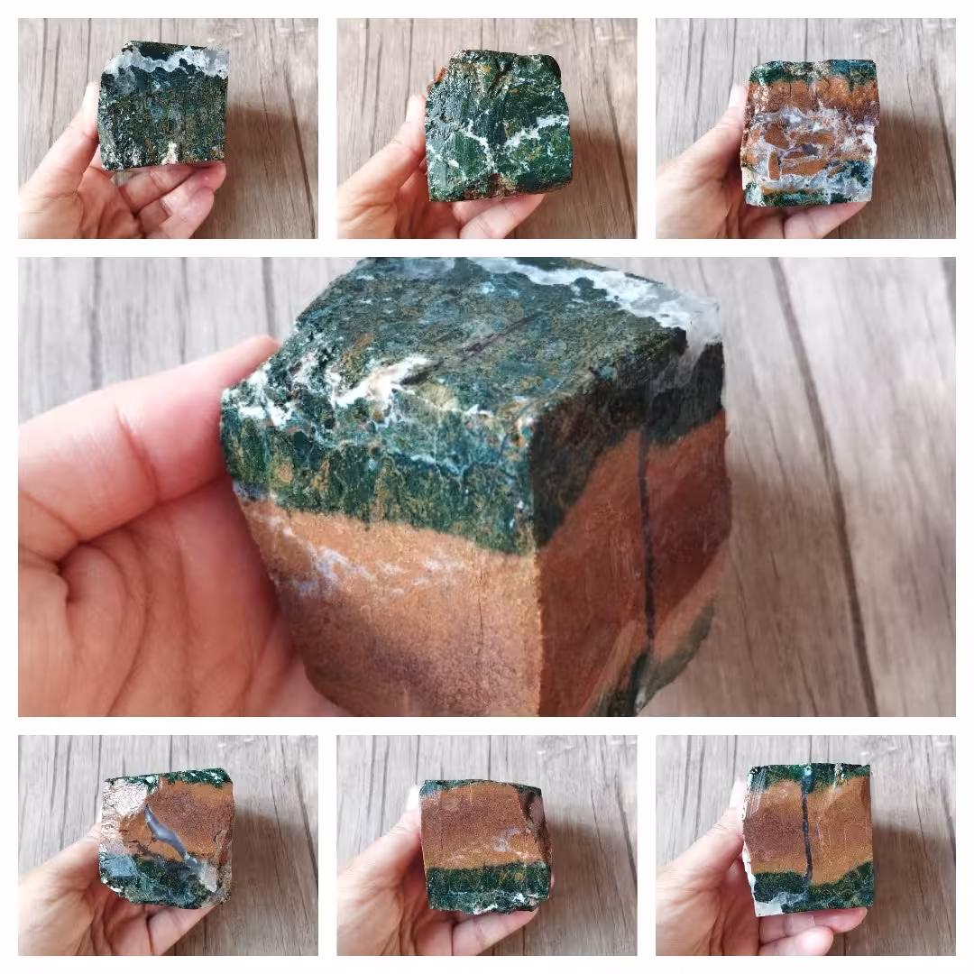 سنگ عقیق اصل مکعبی شکل ترکیب عقیق جاسپر و آبدار معدنی با رنگ طبیعی و خواص بسیار سنگ عقیق