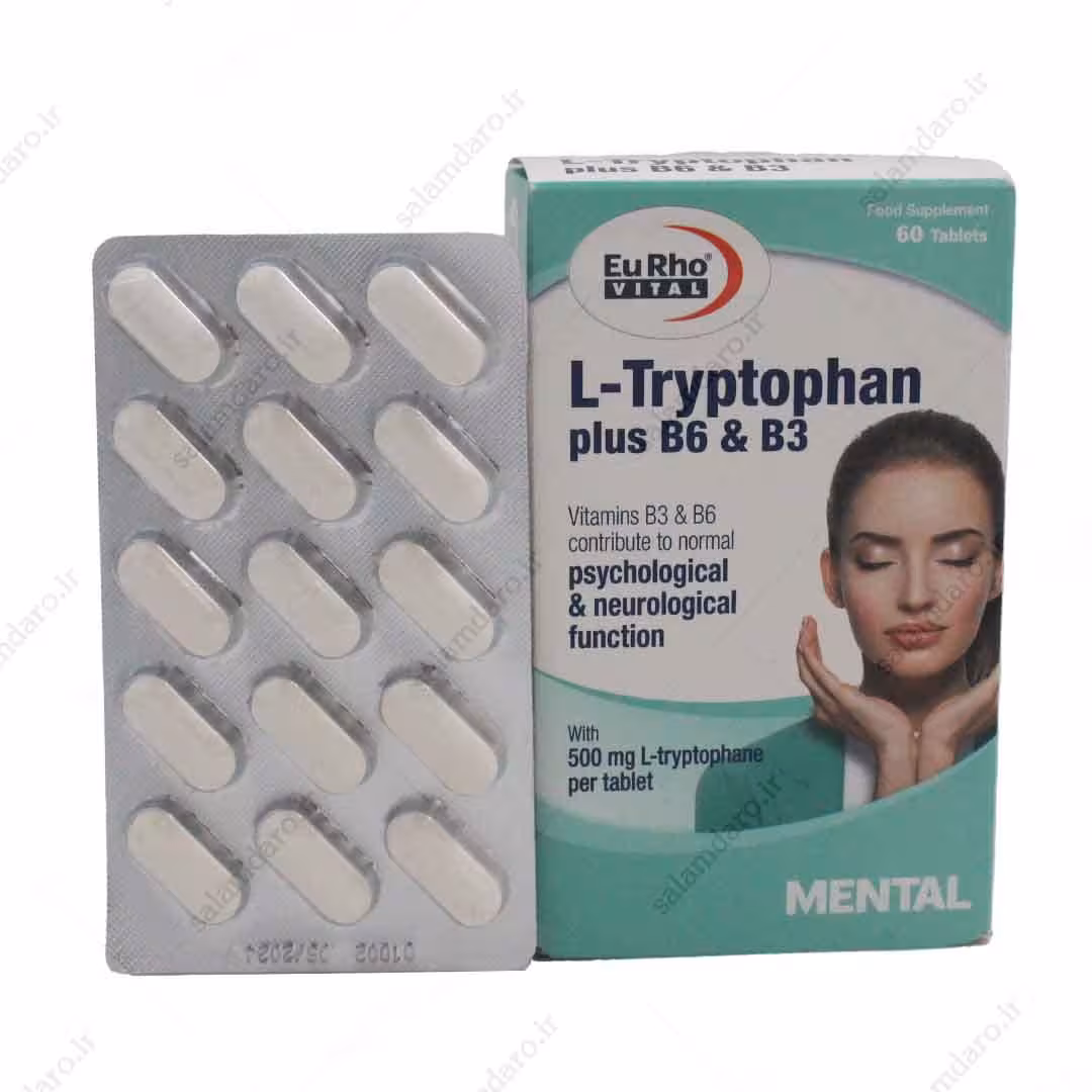 قرص ال تریپتوفان پلاس B6 و B3 یوروویتال (60 عدد)