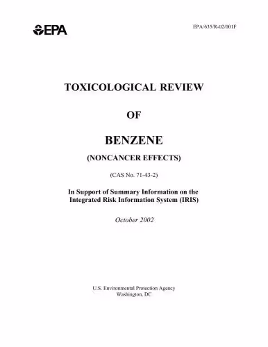خرید و دانلود نسخه کامل کتاب Toxicological Review of Benzene (Noncancer Effects)