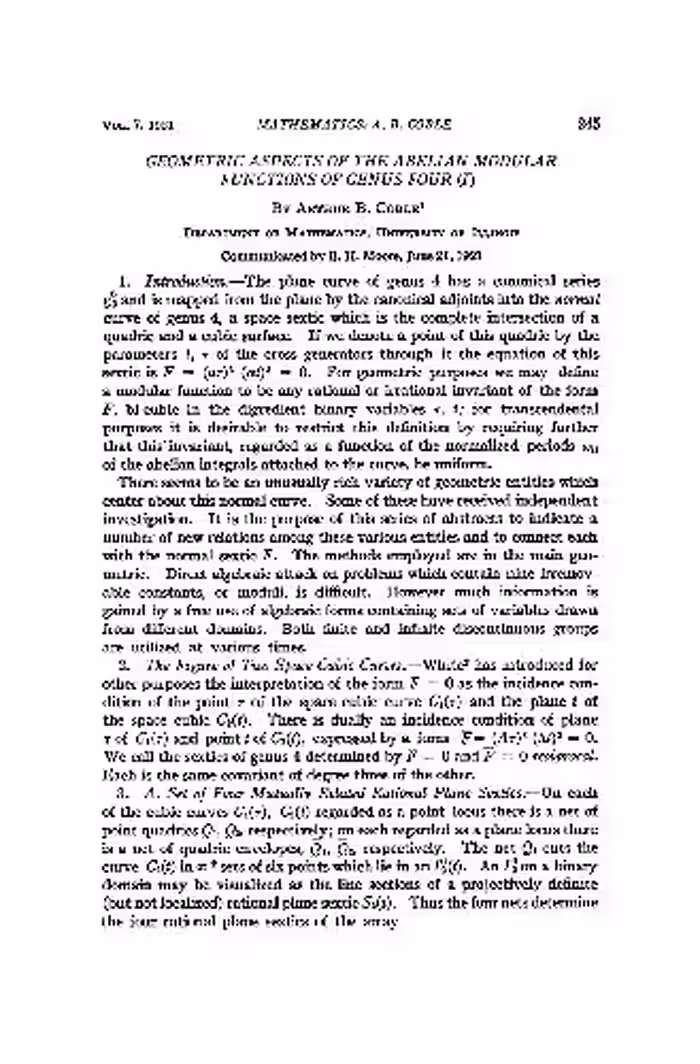 خرید و دانلود نسخه کامل کتاب Geometric Aspects of the Abelian Modular Functions of Genus Four (I)