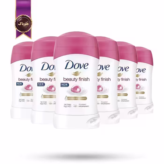6 عدد مام استیک ضدتعریق داو Dove مدل بیوتی Beauty Finish حجم 40 میلی لیتر (اورجینال)