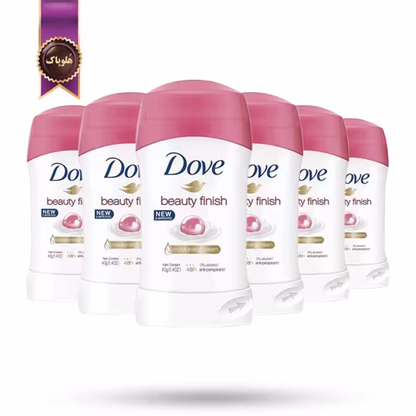 6 عدد مام استیک ضدتعریق داو Dove مدل بیوتی Beauty Finish حجم 40 میلی لیتر (اورجینال)