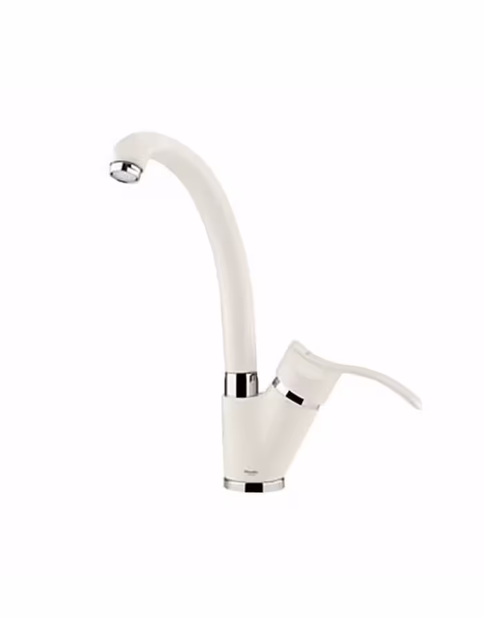 شیر ظرفشویی شودر مدل اپال شیری کروم