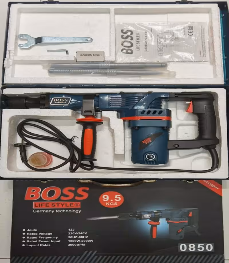 چکش تخریب  9.5 کیلویی باس Boss مدل 0850