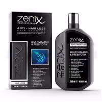 شامپو تخصصی ضد ریزش زنیکس zenix ترکیه حاوی مولتی ویتامین و پروبیوتیک حجم 250 میلی