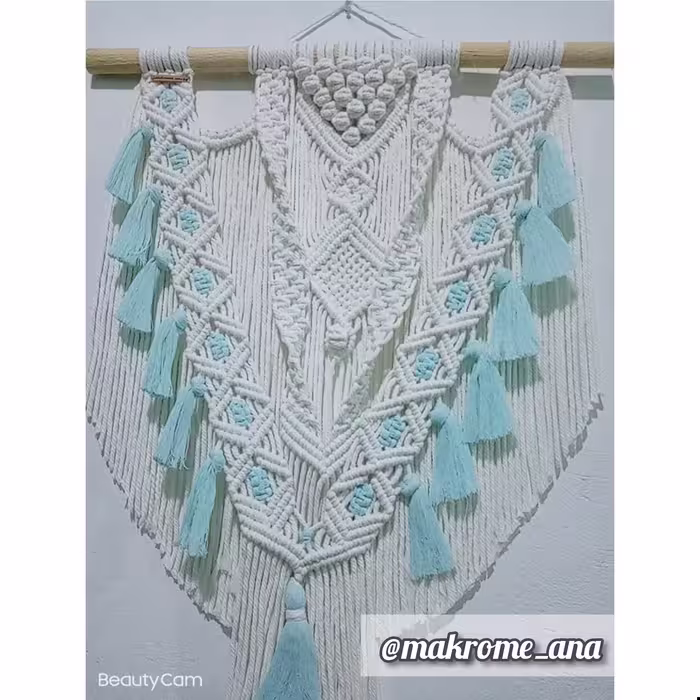 دیوارکوب مکرومه شیک