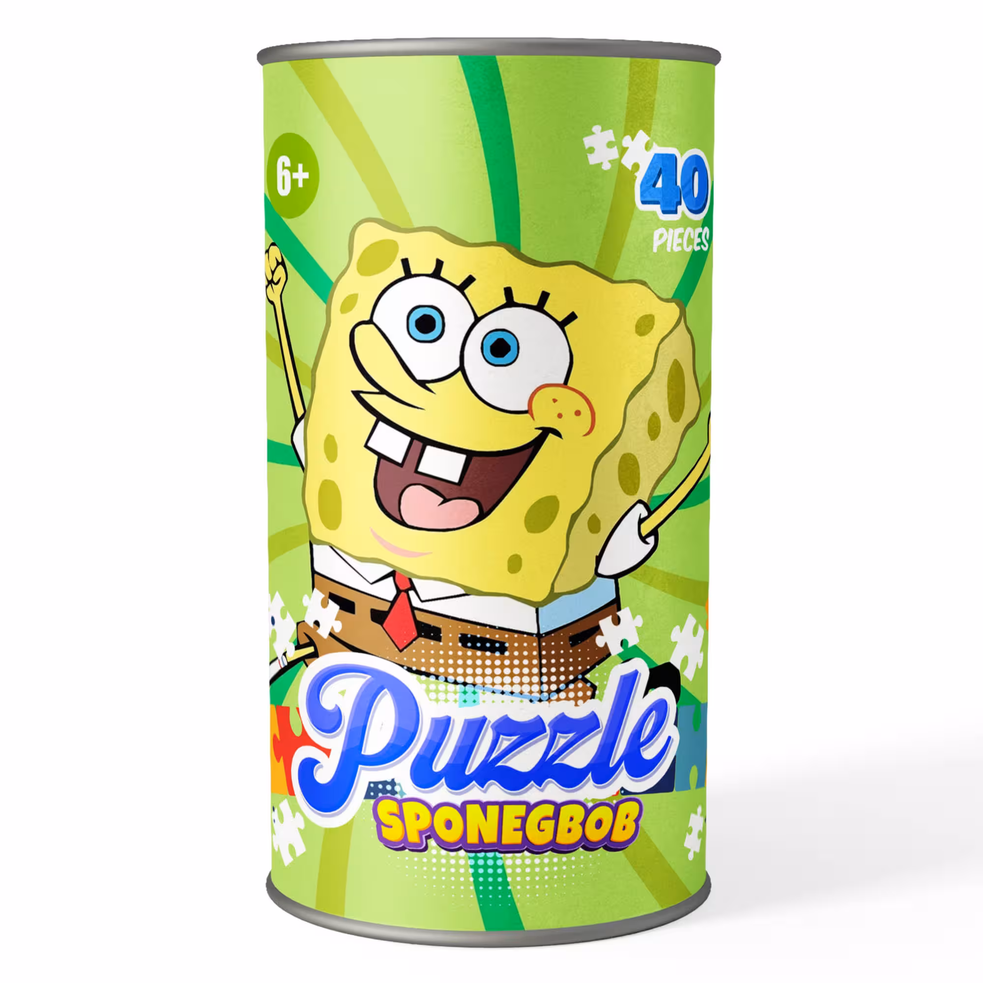 پازل 40 تکه کارتون باب اسفنجی