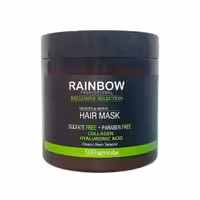 ماسک مو فاقد سولفات Rainbow حاوی کلاژن و هیالورونیک اسید Collogen حجم 500 میل