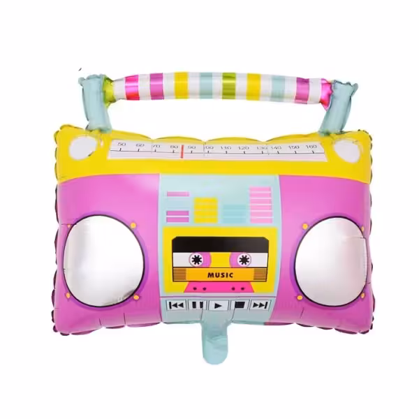 بادکنک فویلی طرح رادیو