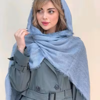 شال نخی کنفی اورجینال وارداتی پولکی