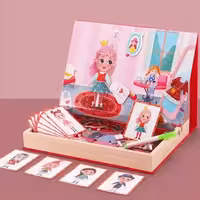 پازل مگنتی وایت برد مدل مد و لباس کد JHTOY227