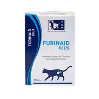 شربت مکمل مشکلات ادراری گربه مدل furinaid plus برند TRM تی آر ام 160 میلی