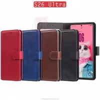 کیف محافظ Magnetic Flip Folio Leather Case | Samsung Galaxy S26 Ultra