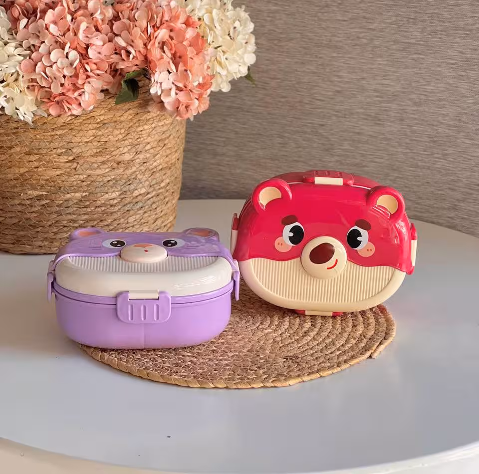 ظرف غذا پلاستیکی طرح سر حیوانات کد 6971