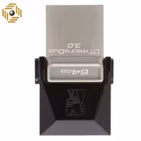فلش مموری OTG کینگستون مدل DTDUO3 ظرفیت 64 گیگابایت