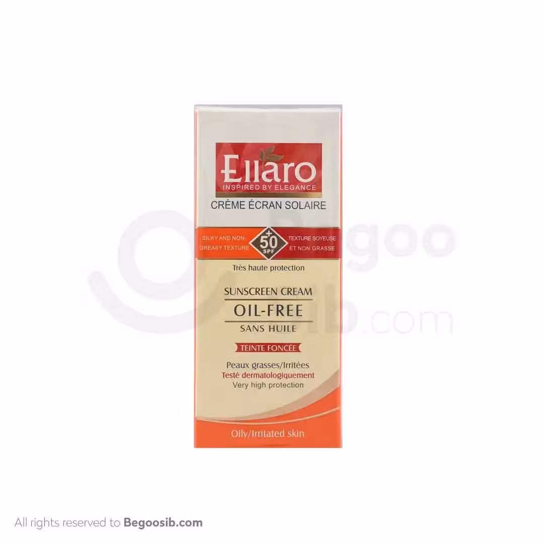 کرم ضد آفتاب فاقد چربی الارو SPF50 مناسب پوست چرب و جوش دار 40 میلی لیتری