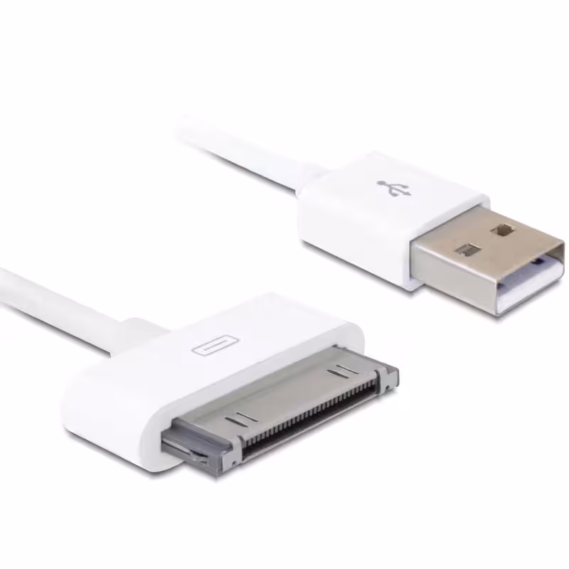 کابل شارژ تبدیل USB به 30پین مناسب برای iPod، iPhone،iPad