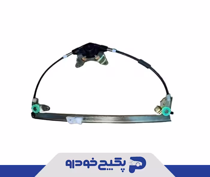 شیشه بالابر برقی جلو چپ 405 - پارس 496001 جی ای اس پی