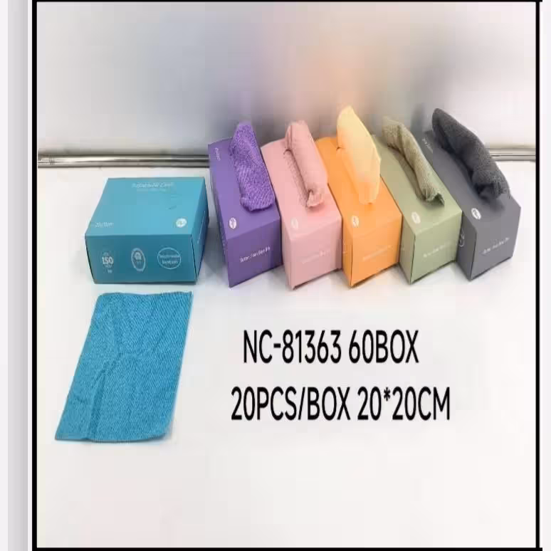 دستمال تمیز کننده هر بسته شامل 20 دستمال پارچه ای