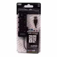 هاب 4 پورت USB 2.0 پورتز مدل HI-SPEED