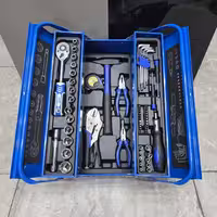 جعبه بکس و ابزار 65 عددی صنعتی باس مدل BS-65