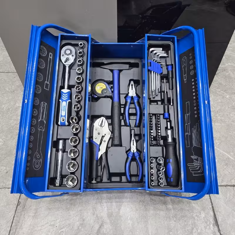 جعبه بکس و ابزار 65 عددی صنعتی باس مدل BS-65