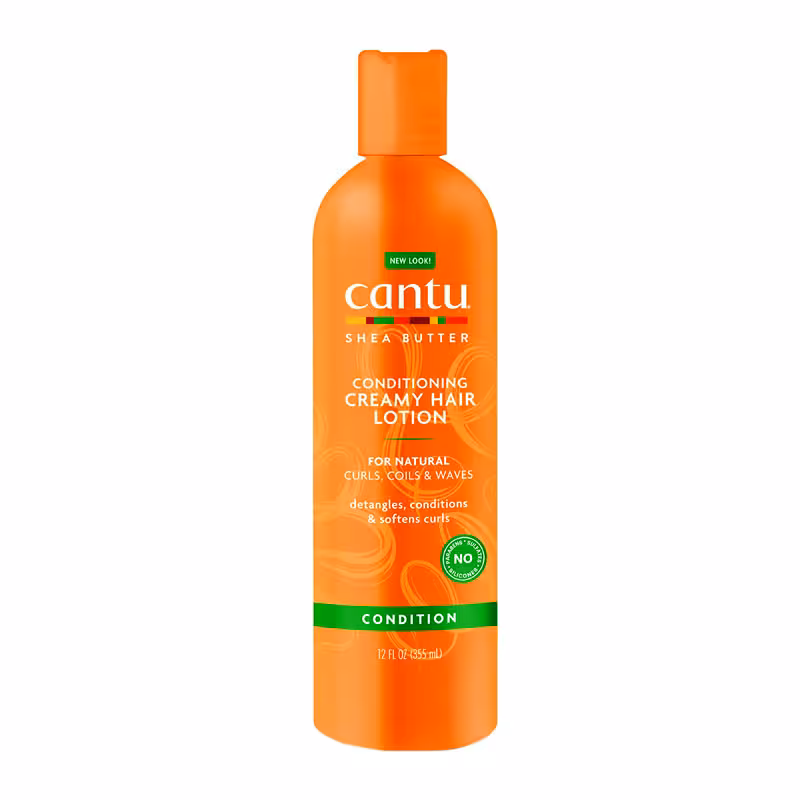 لوسیون کرمی مو شی باتر کانتو Cantu حجم 355ml