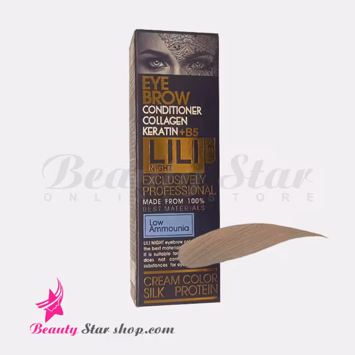 رنگ ابرو بلوند خاکستری لی لی نایت شماره 7.1 حجم 30 میلی لیتر