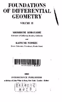 خرید و دانلود نسخه کامل کتاب Foundations of differential geometry