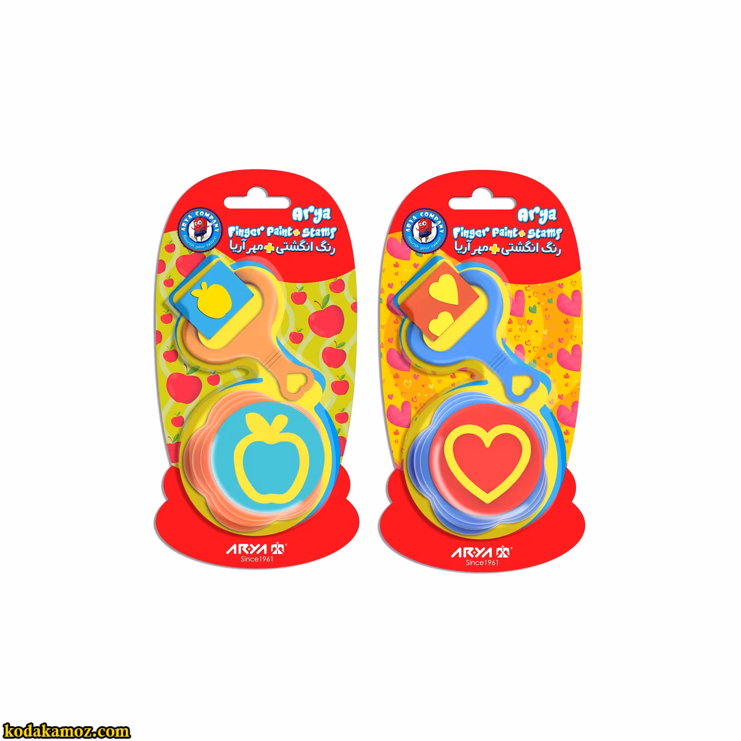 رنگ انگشتی غلطکی آریا