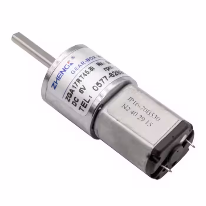 موتور گیربکس دار 6 ولت 105RPM مدل ZGA17