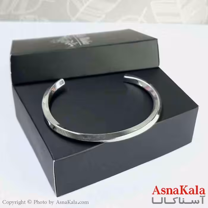 بنگل اسپرت استیل 316 مدل پیچی نقره ای کد DSB18925W