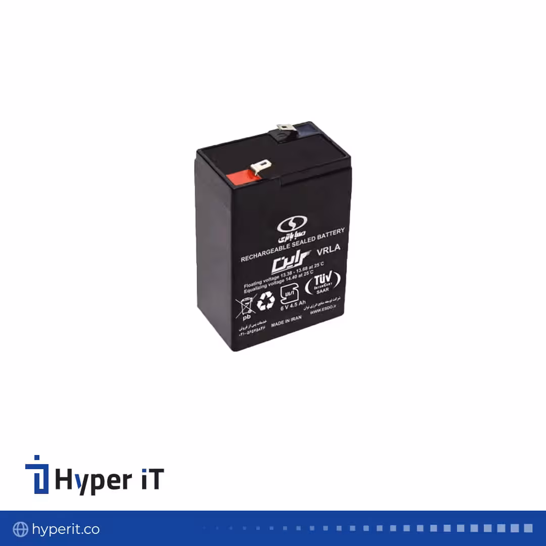 باتری یو پی اس 6 ولت 4.5 آمپرساعت صباباتری