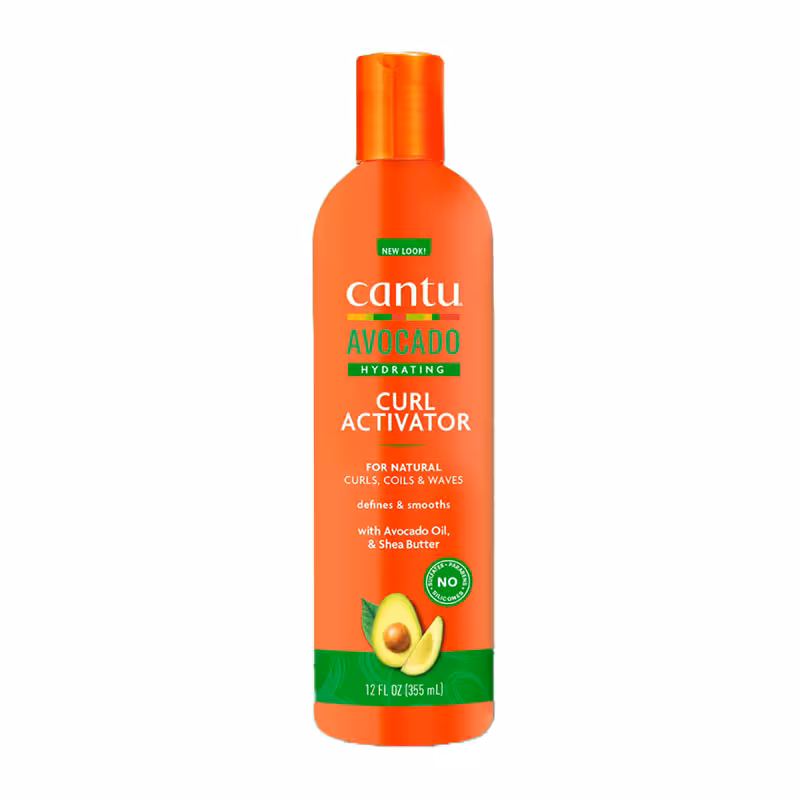 کرم اکتیویتور موی فر آوواکادو کانتو Cantu حجم 355ml