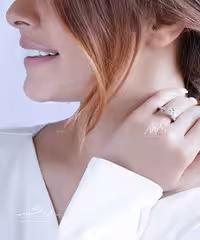 💍انگشتر جواهری سوليتر ؛ با طراحی خاص نقره عیار 925 (R_1091)