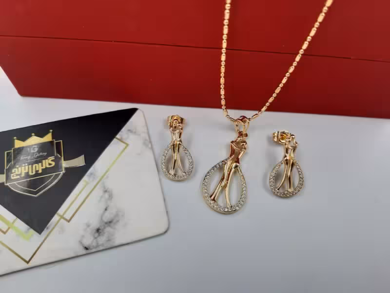 نیم ست شوپینگ طرح عروس و داماد