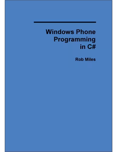 خرید و دانلود نسخه کامل کتاب Windows Phone Programming in C#